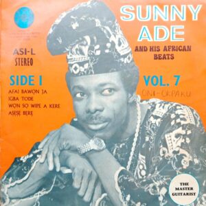 A well preserved Vinyl record from Sunny Ade