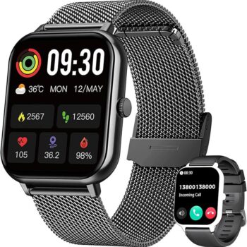Amazon.com Smart Watch For Android IOS Watches 1.83inch HD Display Bluetooth Call Message Alert Music Sports Mode Smartwatch Men Women Gift