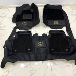 5D Luxury Leather Car Floor Mats – Custom Fit for Toyota Camry (2007–2016)