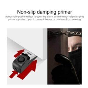 Anti-theft Wireless Vibration Door Stop Alarm Security System