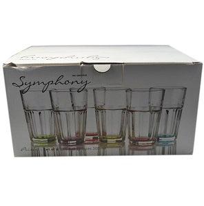 Symphony Prism Hi Ball Glass 300 ml x6