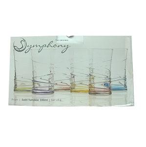 Symphony Prism Swirl Tumbler 350 ml x6