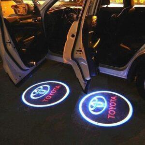 Toyota Car Door LED Logo Light | Welcome Projection Light for Cars(4 doors)